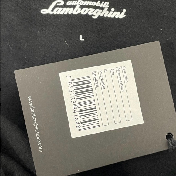 Men's NWT Lamborghini Squadra Corse Team Black/Green Softshell Jacket, Size L - Picture 3 of 5